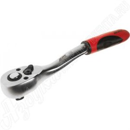 Трещотка 3/8" изогнутая, длина 205 мм, 72 зуба, JTC, JTC-5423
