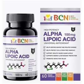 Альфа-липоевая кислота BCN 100 мг, 60 капс.