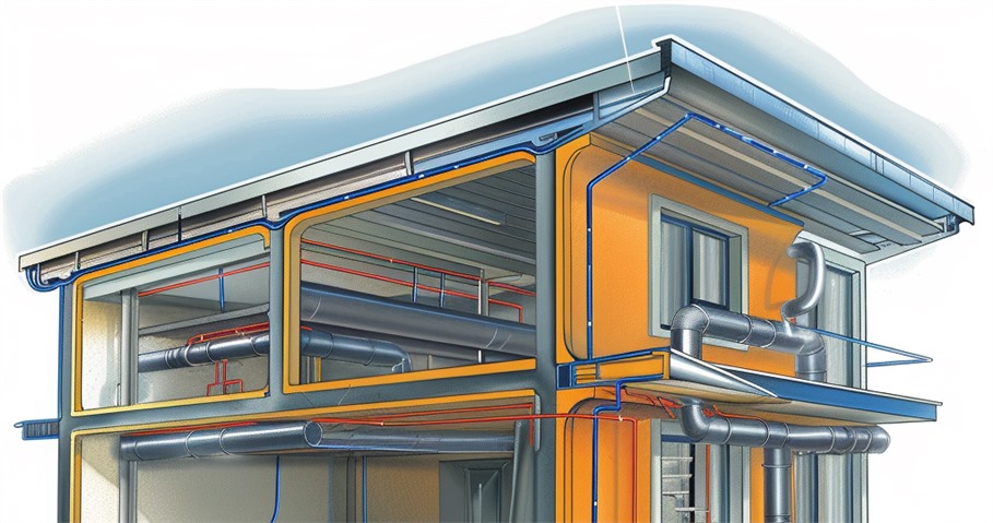Теплоизоляция вентиляционных систем: Как уменьшить потери тепла.