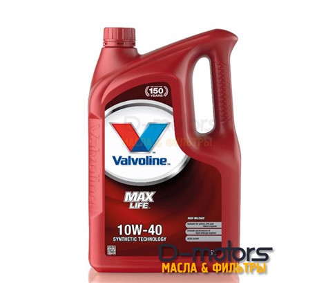 Моторное масло Valvoline Maxlife 10W-40 (5л.)