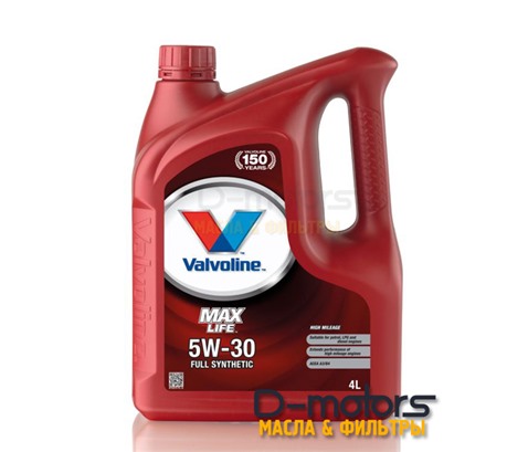 Моторное масло Valvoline Maxlife 5W-30 (4л.)