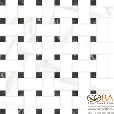 Мозаика Vitra  Marmori Микс Калакатта Белый 31,5х31,5 купить по лучшей цене в интернет магазине стильных обоев Сова ТД. Доставка по Москве, МО и всей России