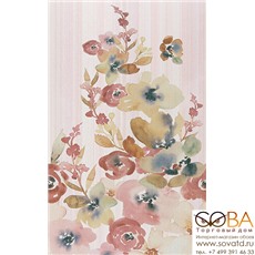 Декор Амалия беж 02  25х40 купить по лучшей цене в интернет магазине стильных обоев Сова ТД. Доставка по Москве, МО и всей России