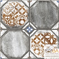 Керамогранит Брюгге 1Д тип 1  бежевый узор 40х40 купить по лучшей цене в интернет магазине стильных обоев Сова ТД. Доставка по Москве, МО и всей России