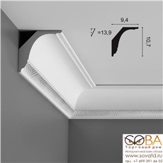 Карниз гибкий Orac Decor C402F Luxxus купить по лучшей цене в интернет магазине стильных обоев Сова ТД. Доставка по Москве, МО и всей России