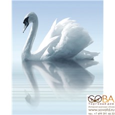 Панно Porto Water and Swan А  75x60 (3пл) купить по лучшей цене в интернет магазине стильных обоев Сова ТД. Доставка по Москве, МО и всей России
