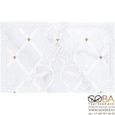 Декор Милана  светлый 01 25х40 купить по лучшей цене в интернет магазине стильных обоев Сова ТД. Доставка по Москве, МО и всей России