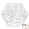 Керамогранит Codicer  Hex 25 Skyline White (Mix) 22 x 25, интернет-магазин Sportcoast.ru