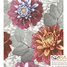 Панно Dec Peony Panno ( из 2-х шт) КПН16Peony 50х45 купить по лучшей цене в интернет магазине стильных обоев Сова ТД. Доставка по Москве, МО и всей России