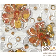 Панно Nubia Conjunto Biga Ocre  комплект из 2 плиток 250х600 мм/500x600 мм купить по лучшей цене в интернет магазине стильных обоев Сова ТД. Доставка по Москве, МО и всей России