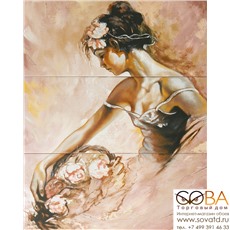 Панно Arabeski venge panno 01 600х750 мм  (комплект из 3 шт) - 2 шт. купить по лучшей цене в интернет магазине стильных обоев Сова ТД. Доставка по Москве, МО и всей России