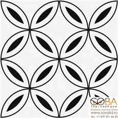 Керамогранит Stream  лепестки, белый (C-SM4A055D) 29,8х29,8 купить по лучшей цене в интернет магазине стильных обоев Сова ТД. Доставка по Москве, МО и всей России