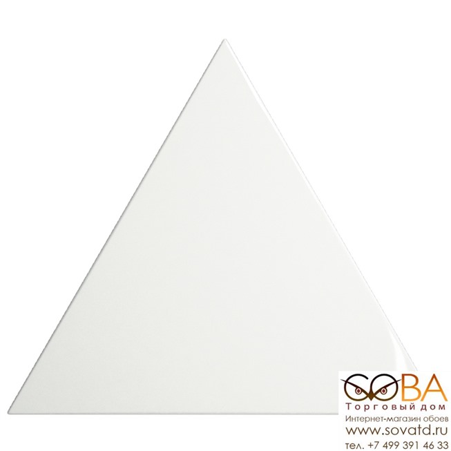Керамическая плитка ZYX Evoke Triangle Layer White Glossy (15x17)см 218236 (Испания) купить по лучшей цене в интернет магазине стильных обоев Сова ТД. Доставка по Москве, МО и всей России