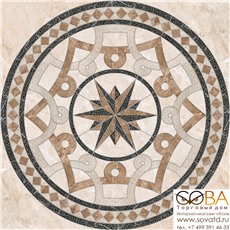 Панно Темплар  напольное коричневое 6946-0101 90х90 купить по лучшей цене в интернет магазине стильных обоев Сова ТД. Доставка по Москве, МО и всей России