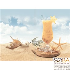 Панно Cocktail  P2-1 P2-1D140 40х30 купить по лучшей цене в интернет магазине стильных обоев Сова ТД. Доставка по Москве, МО и всей России