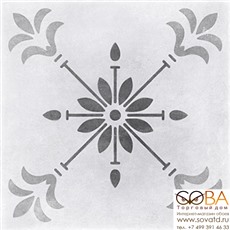 Керамогранит Motley  пэчворк, цветы, серый (C-MO4A095D) 29,8х29,8 купить по лучшей цене в интернет магазине стильных обоев Сова ТД. Доставка по Москве, МО и всей России