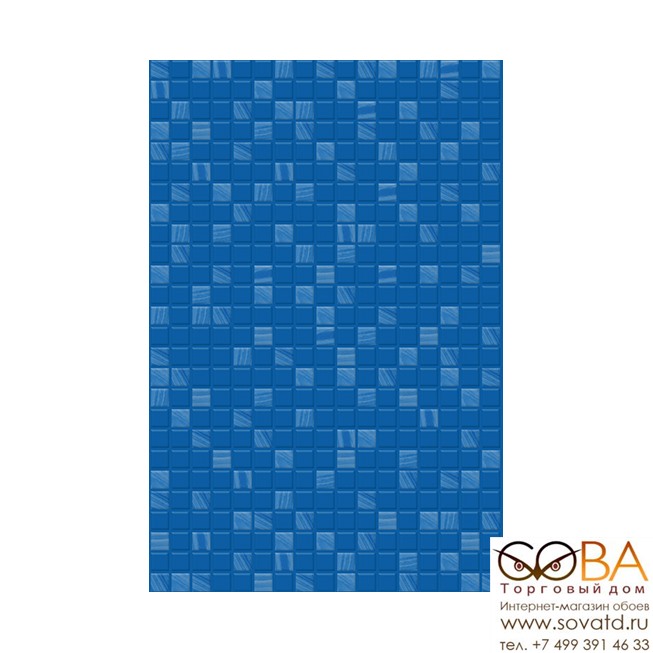 Плитка Reef  настенная синяя (C-RFK031R) 20x30 купить по лучшей цене в интернет магазине стильных обоев Сова ТД. Доставка по Москве, МО и всей России