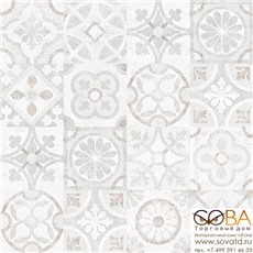 Керамогранит Сонора 7Д  серый пэчворк 50х50 купить по лучшей цене в интернет магазине стильных обоев Сова ТД. Доставка по Москве, МО и всей России