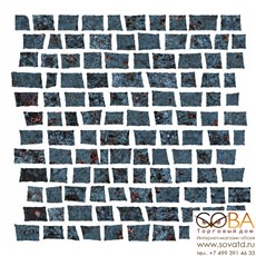 Мозаика Serenissima Cir  Costruire Random Metallo Nero 30х30 купить по лучшей цене в интернет магазине стильных обоев Сова ТД. Доставка по Москве, МО и всей России