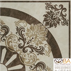 Декор Агат беж  02 40х40 купить по лучшей цене в интернет магазине стильных обоев Сова ТД. Доставка по Москве, МО и всей России