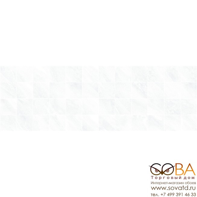 Декор Royal  мозаичный белый MM60077 20х60 купить по лучшей цене в интернет магазине стильных обоев Сова ТД. Доставка по Москве, МО и всей России