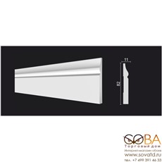 Лепнина Decor-Dizayn Плинтус DD48 купить по лучшей цене в интернет магазине стильных обоев Сова ТД. Доставка по Москве, МО и всей России