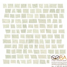 Мозаика Serenissima Cir  Costruire Random Metallo Bianco 30х30 купить по лучшей цене в интернет магазине стильных обоев Сова ТД. Доставка по Москве, МО и всей России