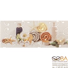 Декор Yalta Spa 1  20х50 купить по лучшей цене в интернет магазине стильных обоев Сова ТД. Доставка по Москве, МО и всей России
