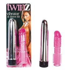 Набор TWINZ VIBRATOR SLEEVE KIT 2K251PR-BCDSC