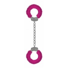 Кандалы Beginner's Legcuffs Furry Pink SH-OU007PNK