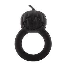 Виброкольцо Party Pumpkin Blac SH-SLI164BLK