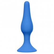 Анальная пробка Slim Anal Plug Large Blue 12.5 см