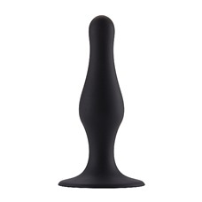 Анальная пробка Butt Plug with Suction Cup Large Black SH-SHT387BLK