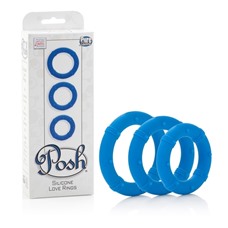 Набор из трех эрекционных колец Posh Love Rings Blue 1369-15BXSE