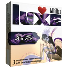 Кондомы Я и Ты - Mini Box - Luxe, 3 шт