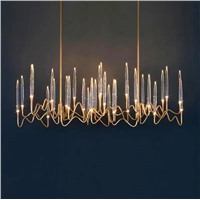 Люстра длинная над столом Il Pezzo Mancante