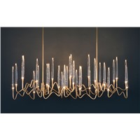 Люстра длинная над столом Il Pezzo Mancante