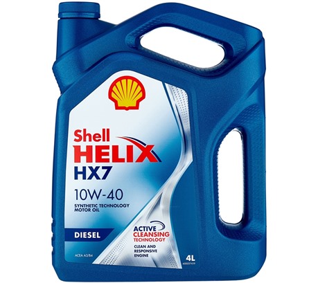 Моторное масло Shell Helix HX7 Diesel 10W-40 (4л.)