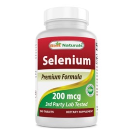 Селен Best Naturals Selenium, 30 капс.