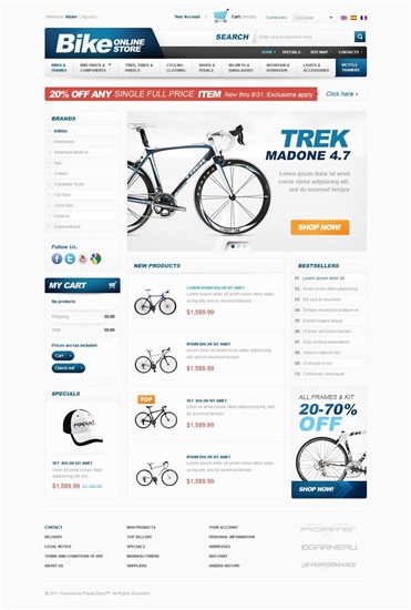 Bike online store