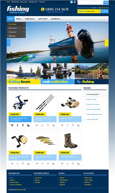 Online Fishing Store