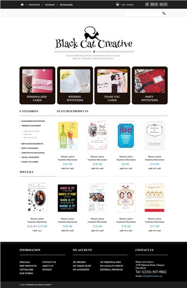 Responsive Cards Store