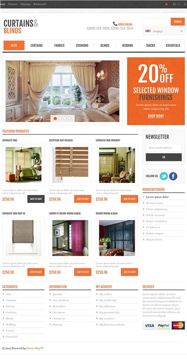 Responsive Curtains &amp; Blinds Store