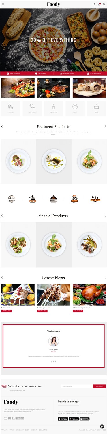 Foody - The Restraunt Store Responsive