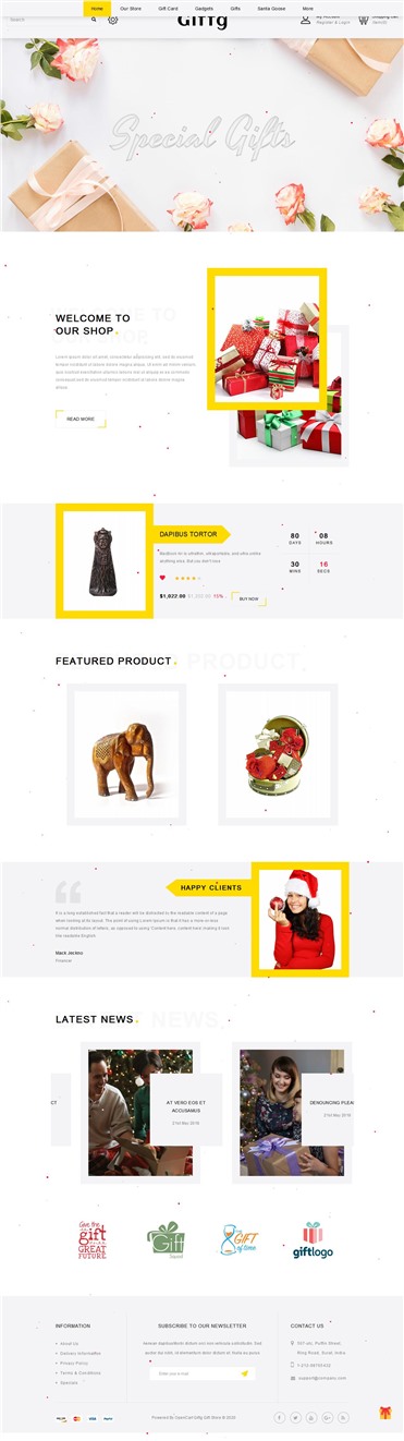 Giftg - The Gift Shop Responsive