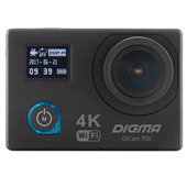 Видеокамера экшн Digma DiCam 700 черный