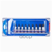 Набор торцевых насадок 1/2 , TORX, Т20-Т60 мм, L = 60 мм, 9 предметов KING TONY KING TONY арт. '4109PR10'