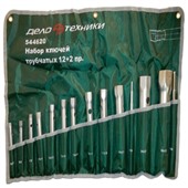 Дело Техники Набор торцевых трубок штампов. - 12 шт. 6x7,8x9,10x11,12x13,13x14,14x15,16x17,17x19,19x21,24x27,30x32 тетрон. сумка 