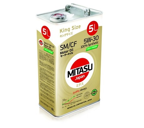 Моторное масло Mitasu Moly-Trimer SM/CF 5W-30 100% Synthetic (5л.)