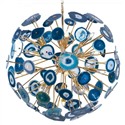 Люстра Agate Burst Chandelier Blue